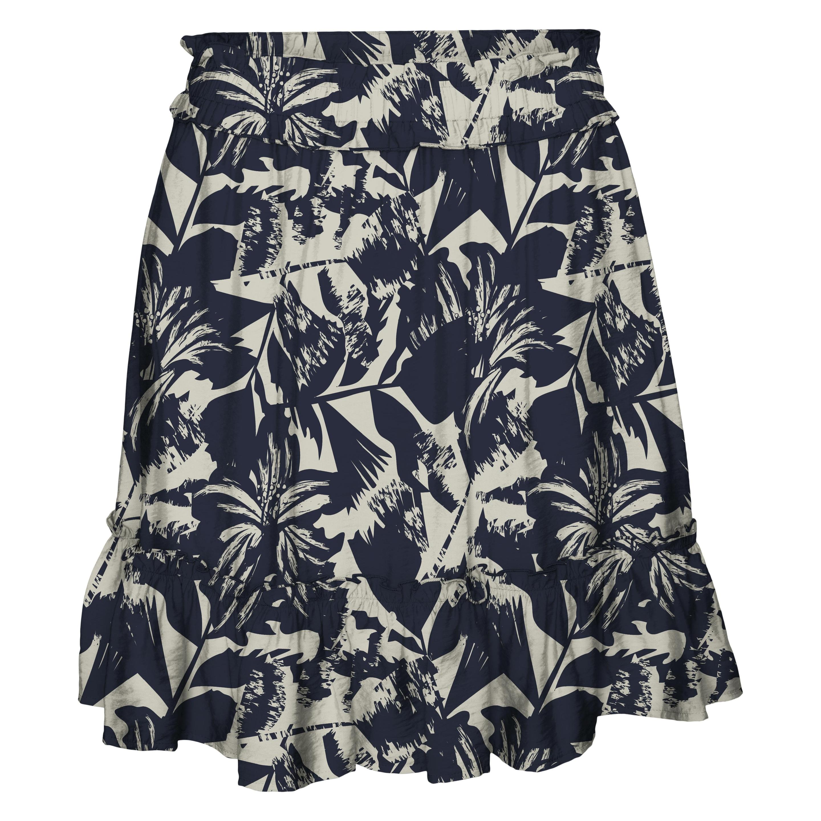 Vero Moda, Damen, Röcke, Vmjosie Hw Short Skirt Wvn Ga, Blau, (M)