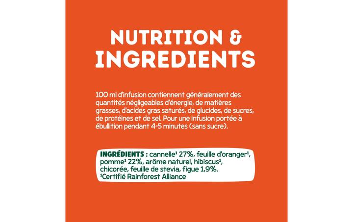 Energie-Label Elephant Infusion Pomme Cannelle (36 g)