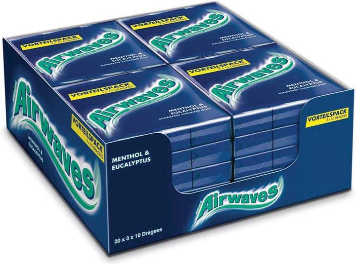 Produktbild Airwaves Menthol & Eucalyptus (20 Stk., 840 g)