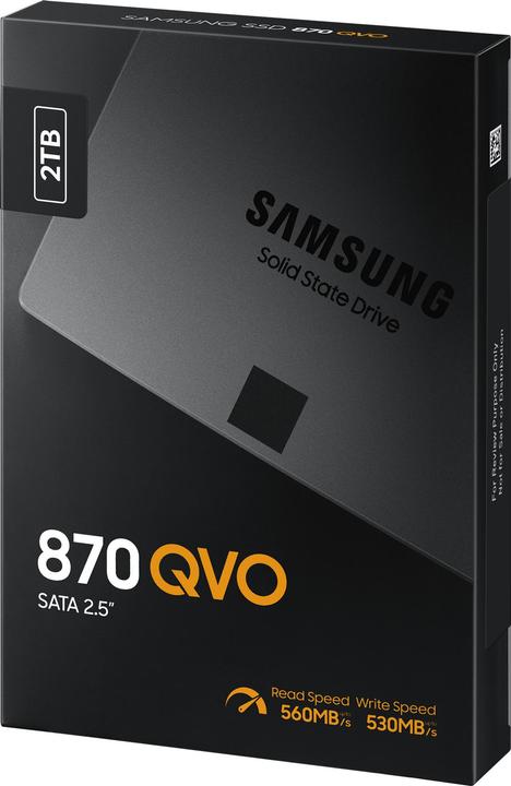 Actual product image Samsung 870 QVO (2000 GB, 2.5")