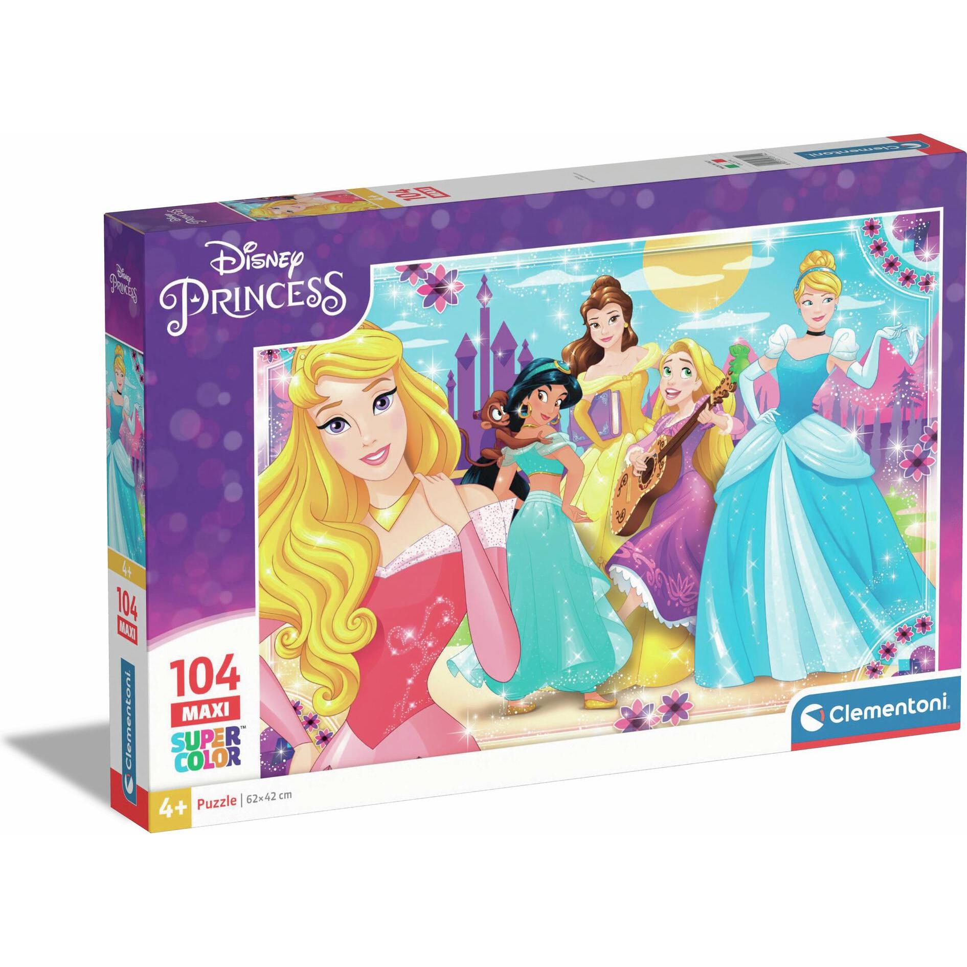 Clementoni Cartone Disney Princess (104 Pezzi)
