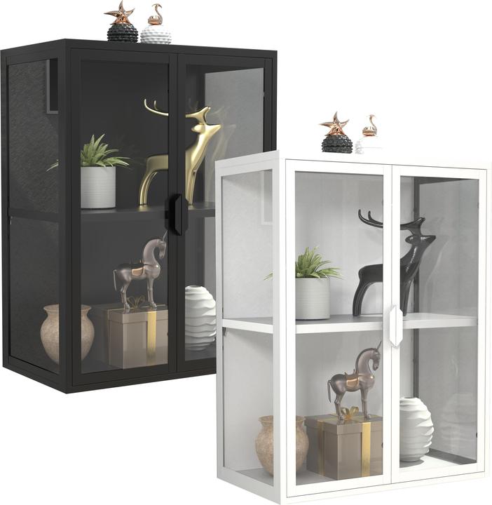 Image du produit VCM Wandvitrine Hängevitrine Glas Floka M (60 x 35 x 80 cm)