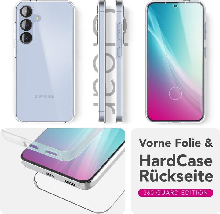 Produktbild Nalia 360Guard - Klare 360 Grad Hülle - Full Protection Cover (Samsung Galaxy S25)
