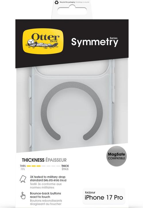 Produktbild OtterBox Symmetry Clear MagSafe Camera Control (Apple iPhone 17 Pro)