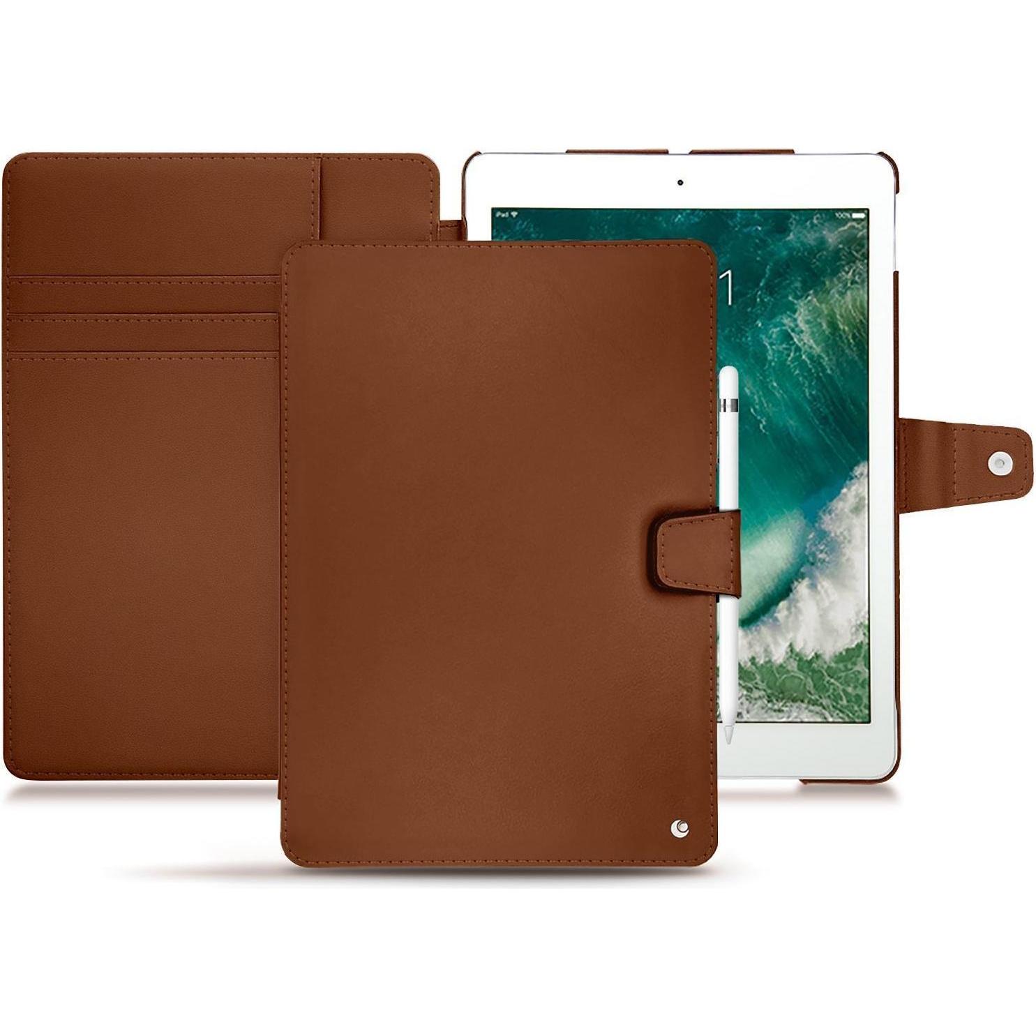 Noreve Lederschutzhülle Wallet (iPad Air 2019 (3. Gen)), Tablet Hülle, Braun