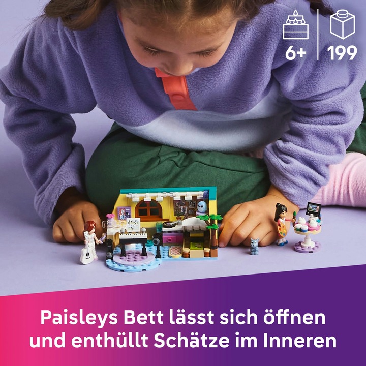 Produktbild LEGO Paisleys Zimmer (42647, LEGO Friends)