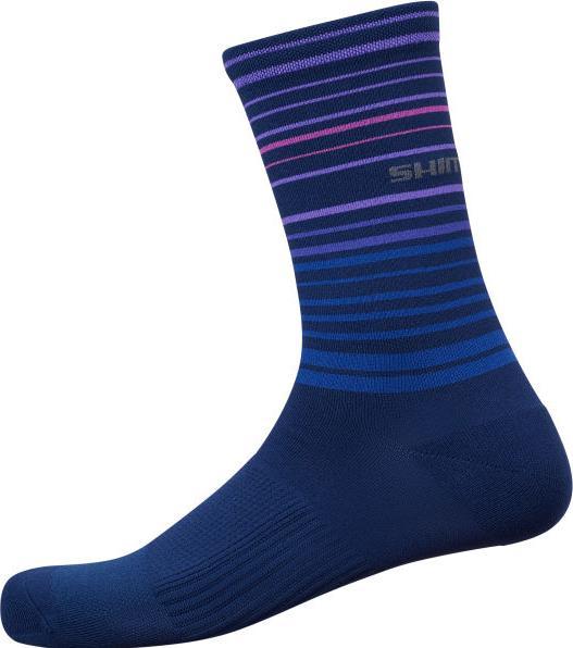 Produktbild Shimano Original Tall Socks Navy/Purple (S-M (Shoe Size 36 (M/L)