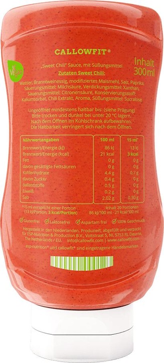 Image du produit Callowfit Piment doux au chili (300 g)