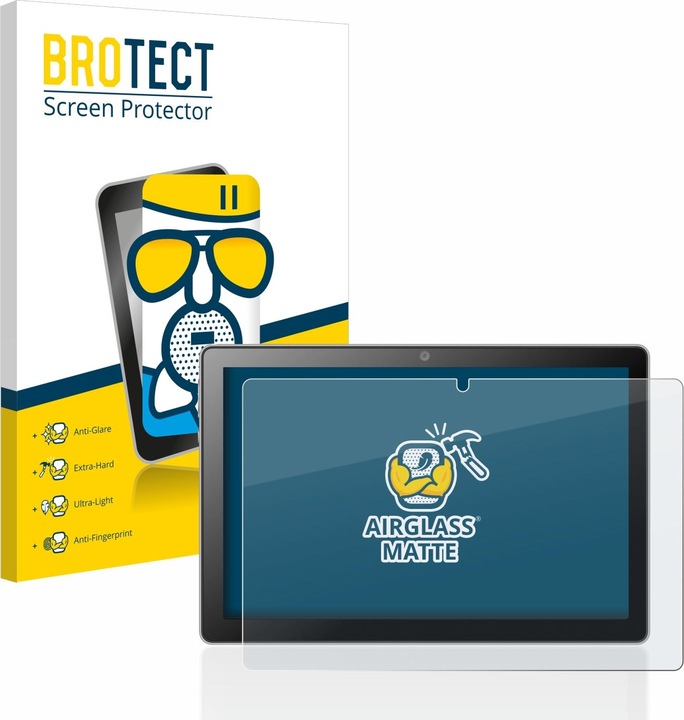 Produktbild BROTECT AirGlass Panzerglasfolie Matt (1 Stück, Mediacom SmartPad X10)