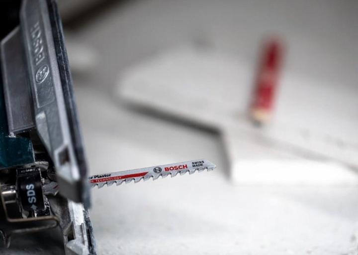 Actual product image Bosch Professional Zubehör Expert 'Fiber Plaster' T 141 HM Jigsaw blade, 3 pieces