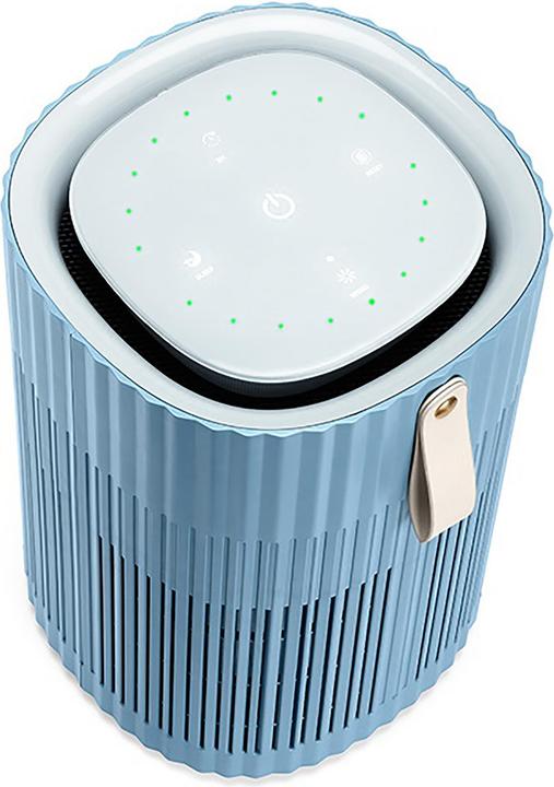 Actual product image AirExchange 150-T Staalblauw | Luchtreiniger 40m | HEPA H13 filter, Koolstoffilter en UV-C lamp | Beschermt met (40 m²)