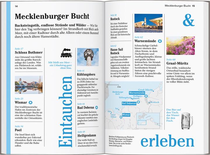 Immagine prodotto Reise-Taschenbuch Reiseführer Ostseeküste Mecklenburg-Vorpommern (Tedesco, Claudia Banck, 2024)