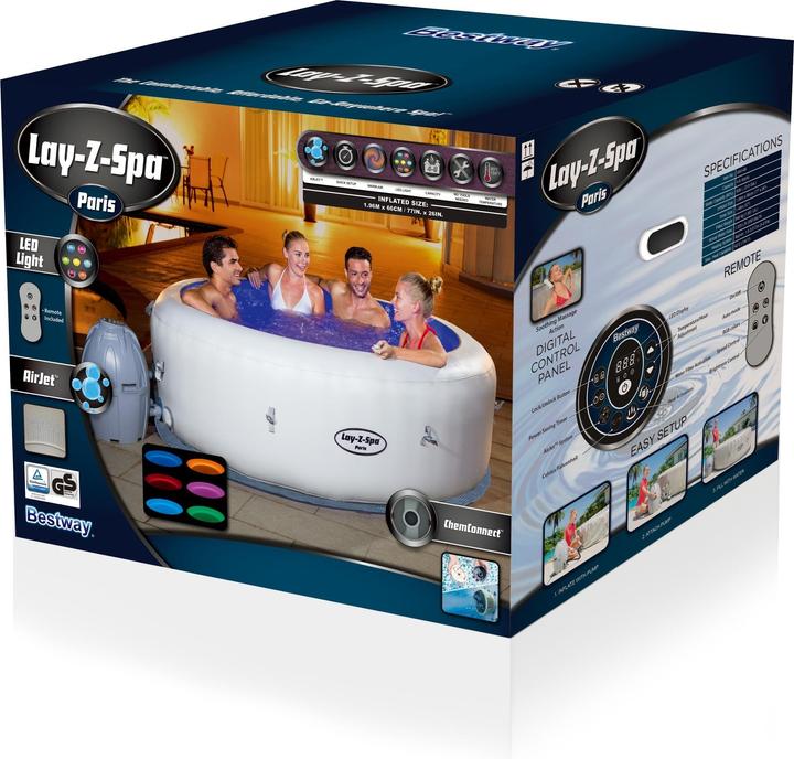 Actual product image Bestway Lay-Z-Spa Paris (4 pers.)