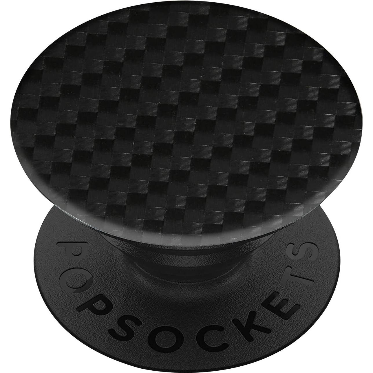 PopSockets Carbonite Weave, Smartphone Halterung, Schwarz, Grau