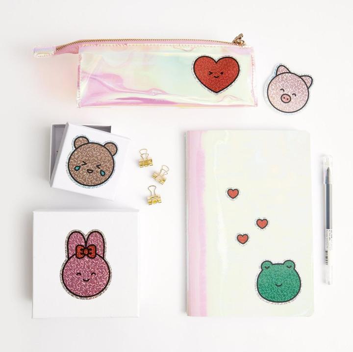 Image du produit Rico Design Sticker Chingu, Tiere FSC MIX, 80 Stk/Rolle, holografisch