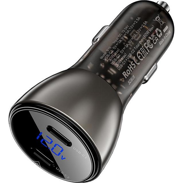 Thumbnail - Acefast B10, Auto Adapter, Schwarz