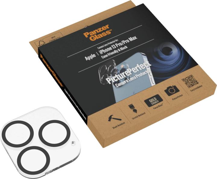 Actual product image PanzerGlass Camera Protector (1 Piece, Apple iPhone 13 Pro Max, Apple iPhone 13 Pro)
