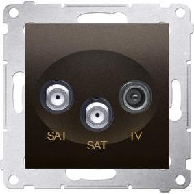 Kontakt DASK2.01/46, SAT Zubehör, Bronze