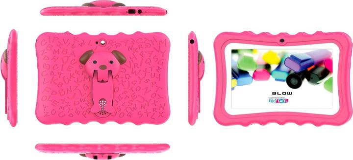 Image du produit Blow Tablet KidsTAB7 V2 4/32GB różowe etui 2MP (WLAN uniquement, 7", 32 Go, Pink, Rose)