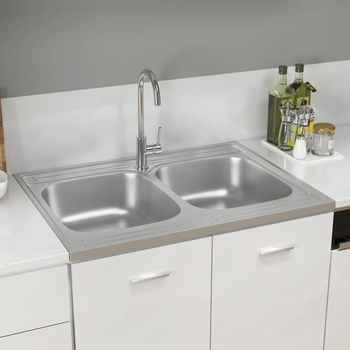 Produktbild VidaXL Trudie (Einbauspüle, 39 cm, 60 cm)
