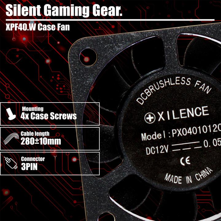 Actual product image Xilence XPF40.W / XF031 (40 mm, 1 x)