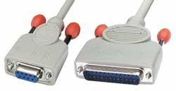 Produktbild Konami Lindy PC -> Fax/Modem Serial Cable, 2m (9DF/25DM) Netzwerkkabel Grau (Xbox 360)