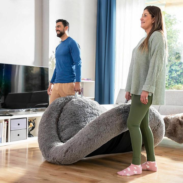 Actual product image InnovaGoods Dog bed for humans | Human Dog Bed XXL Grey (Dog)