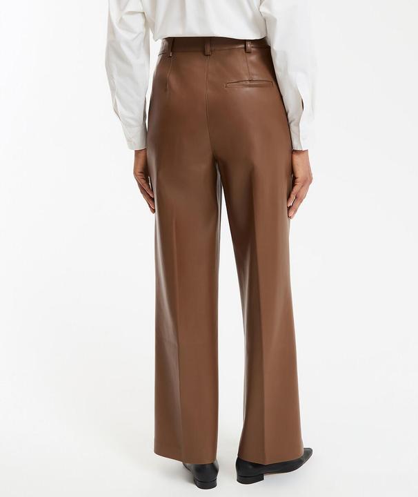 Actual product image La Redoute Collections Weite Hose aus Kunstleder (48)