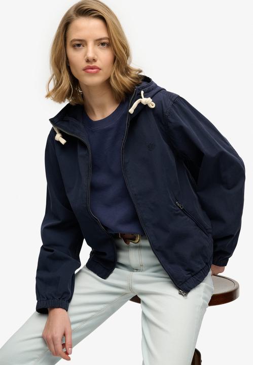 Produktbild Superdry Damen Kapuzenjacke aus gewaschenem Twill (S)