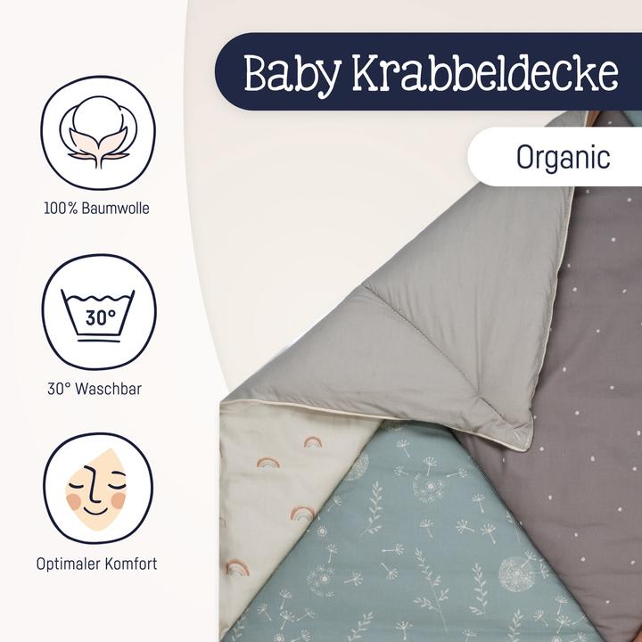 Produktbild Julius Zöllner Krabbeldecke Organic Patchwork