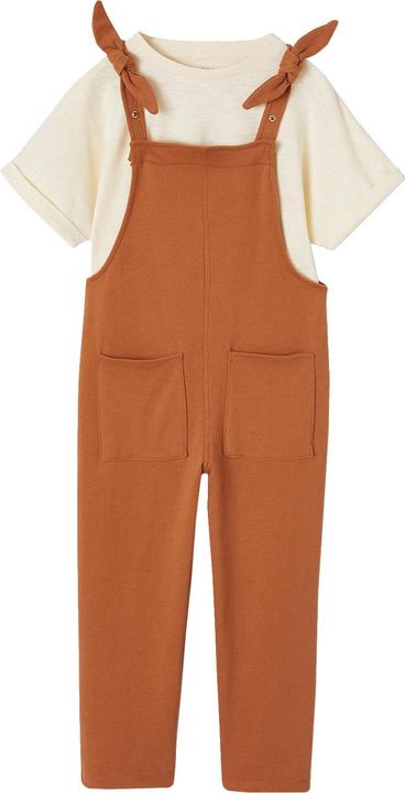 Actual product image Vertbaudet Mädchen-Set: T-Shirt & Latzhose (146, 152)