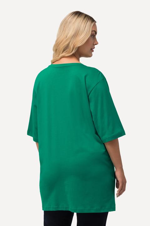 Immagine prodotto Ulla Popken T-shirt dalle linee morbide con scollo a V e mezze maniche (50, 52)