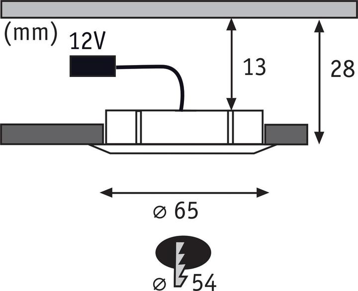 Image du produit Paulmann Luminaires encastrés dans les meubles (360 lm)