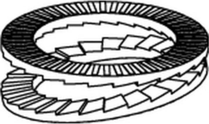 Actual product image Nord-Lock Discs 1.4404 NL20spss