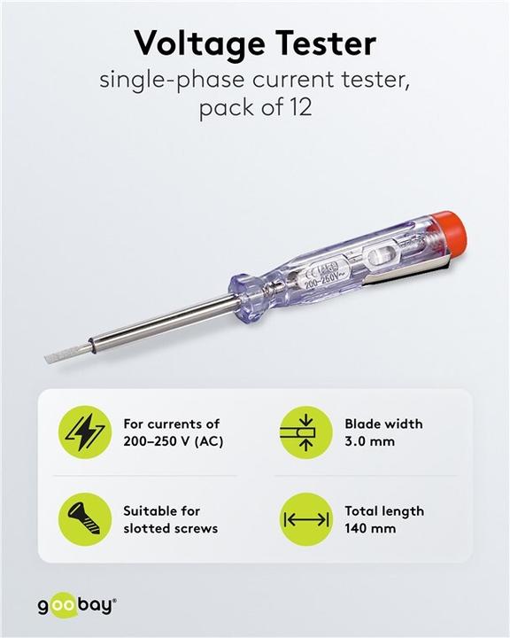 Produktbild OEM Voltage Tester 200-250 Voltage (Schlitz)