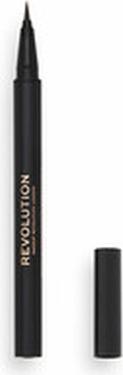 Makeup Revolution Medium Brown Hair Stroke Brow Pen - Eyebrow Pencil 0.5 ml - 0.0ml (Medium Brown)