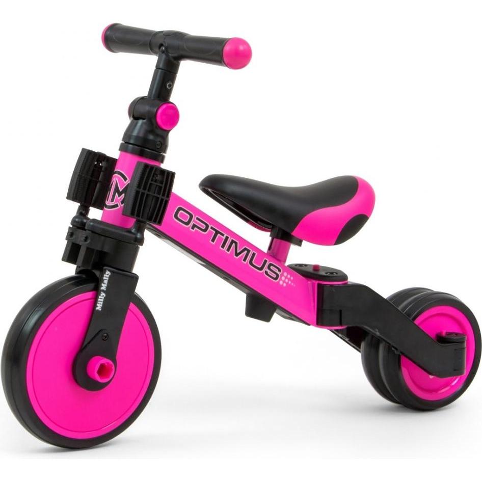 Mally Bally bike - tricycle Milly Bicycle 3in1 Optimus Pink (2711)