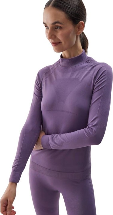 Actual product image 4F Bielizna termiczna bezszwowa damska F156 fiolet 4FWAW24USEAF156 50S XS/S (S)