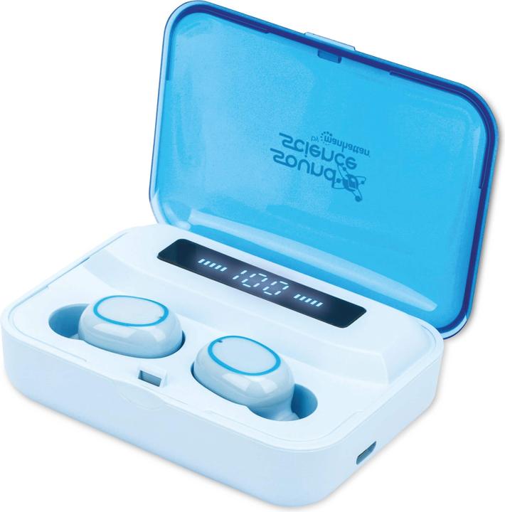 Produktbild Manhattan Sound Science In-Ear-Kopfhörer Bluetooth® 5.0, Mikrofon, Bedienelemente, Ladecase mit (5 h, Kabellos)