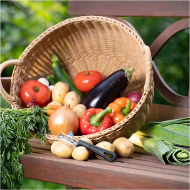 Produktbild Westmark 28032270 Sparschäler Gentle für Linkshänder, PP/Edelstahl, schwarz / silber, 16,5 x 3,7 x 1