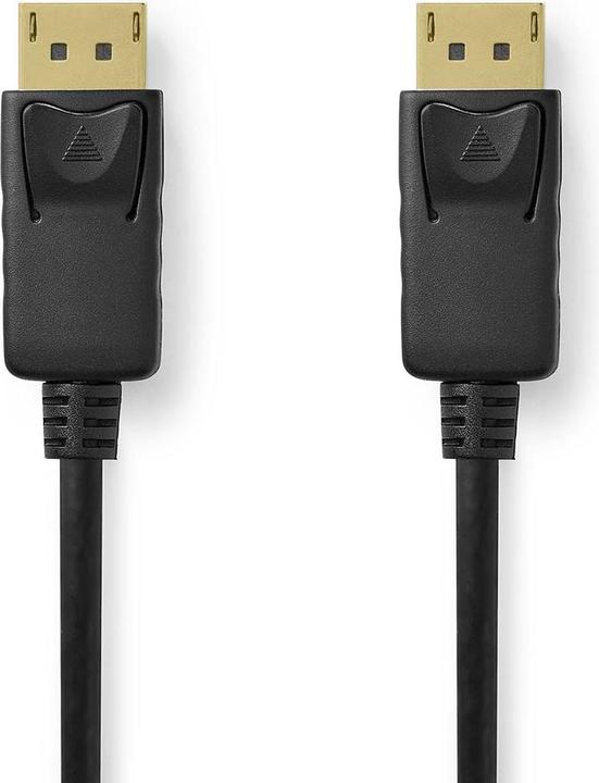 Actual product image Nedis DisplayPort cable | DisplayPort plug | DisplayPort plug | 8K@60Hz | Gold-plated | 2.00 m | (2 m, DisplayPort, 2.1)