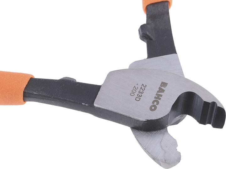 Actual product image Bahco Cable cutter with PVC-coated handles for copper and aluminium cables 200 mm (200 mm)