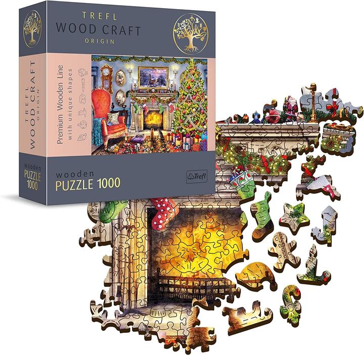 Produktbild Trefl Holzpuzzle Am Kamin 1000 Tage (1000 Teile)