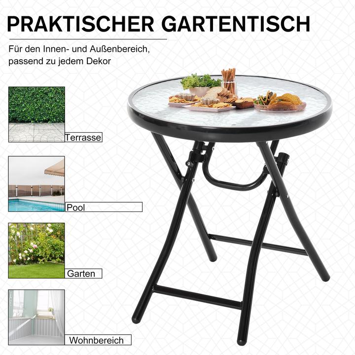 Image du produit Outsunny Table de jardin (45 x 50 cm)