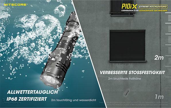 Actual product image Nitecore P10iX - 4000 lumen (13.72 cm, 4000 lm)