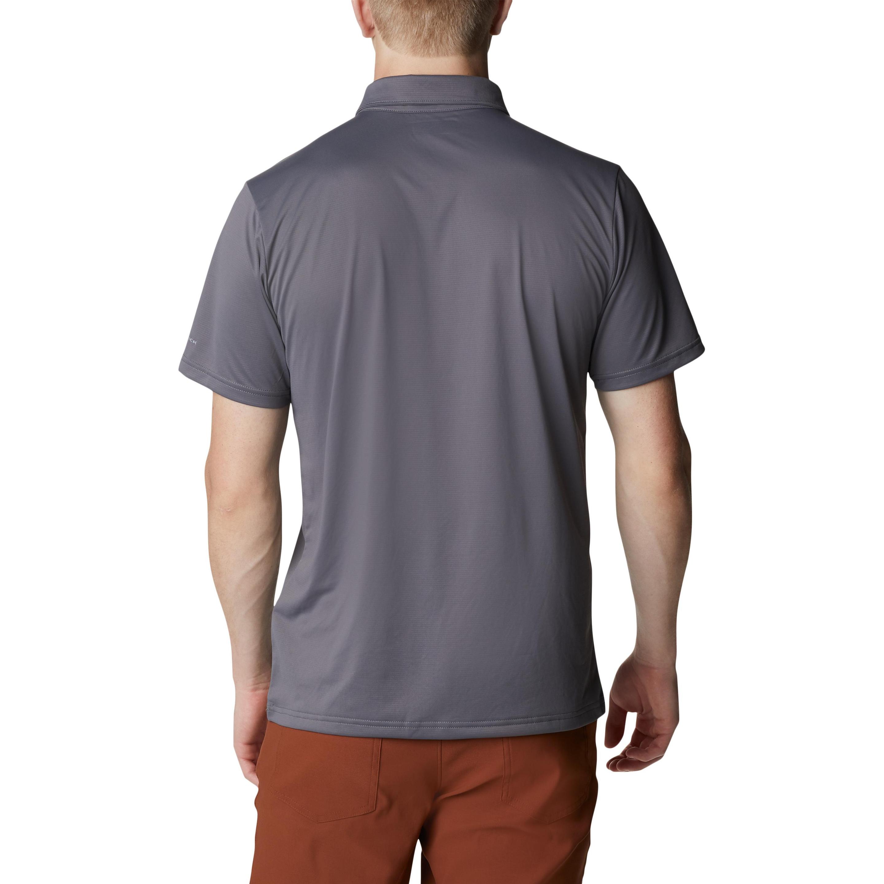 Columbia, Herren, Sportshirt, Hike™ Technical Polo für Männer (L), Grau, L