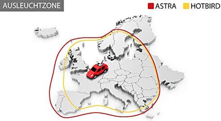 Image du produit Selfsat Snipe 2 Air SE Satellites entièrement automatiques (Antenne parabolique, 33.70 dB, DVB-S / -S2)
