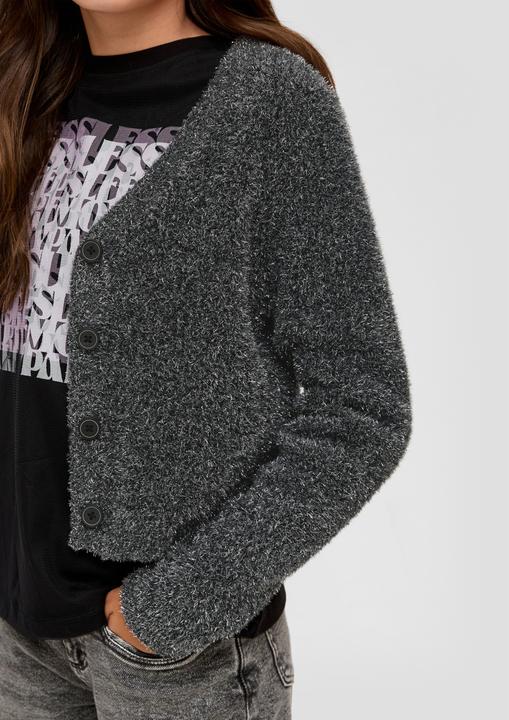 Produktbild s.Oliver Strickjacke Cardigan mit V-Ausschnitt (M)