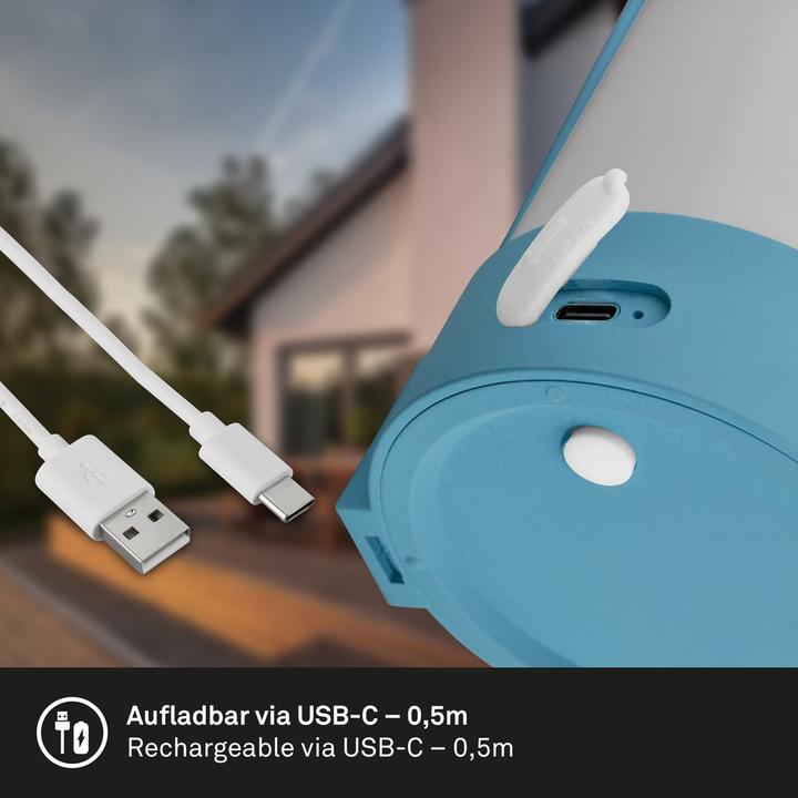 Image du produit Briloner ASA Akku LED Tischleuchte - Touchdimmer - Blau