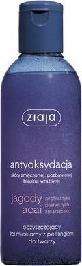 Actual product image Ziaja Micellar Gel With Peeling Acai Berry (Micellar Cleansing Face Scrub Gel) 200 Ml (Cleansing scrub, 200 ml)